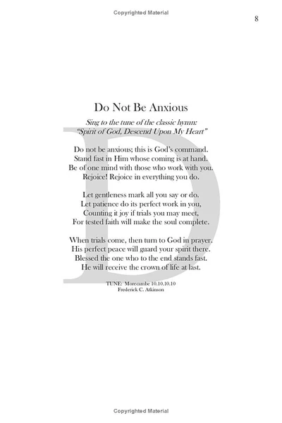 Do Not Be Anxious, page 8