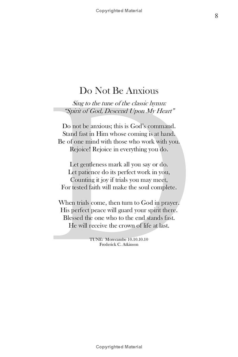 Alphabet Hymns, preview page 7 of 9, printed page 8
