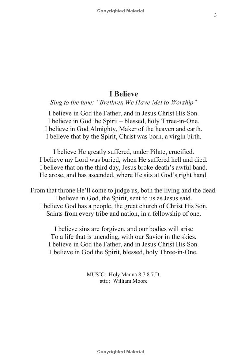 Heritage Hymns, preview page 8 of 25, printed page 3