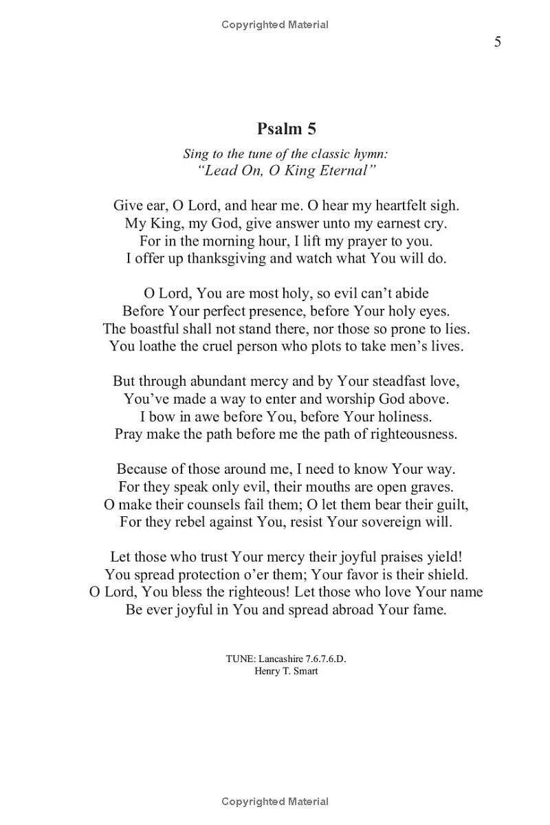 Heritage Psalter, preview page 11 of 48