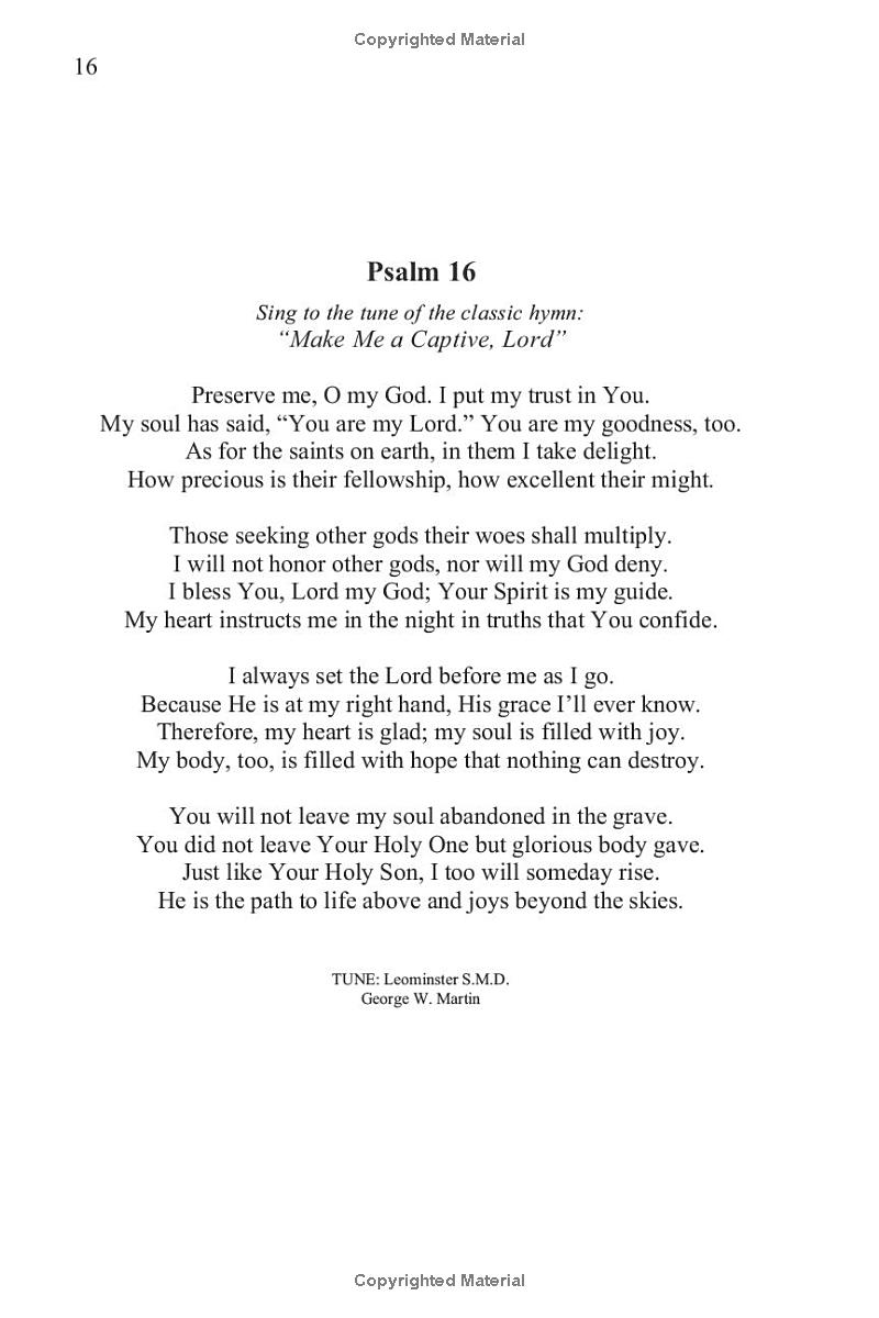 Heritage Psalter, preview page 22 of 48