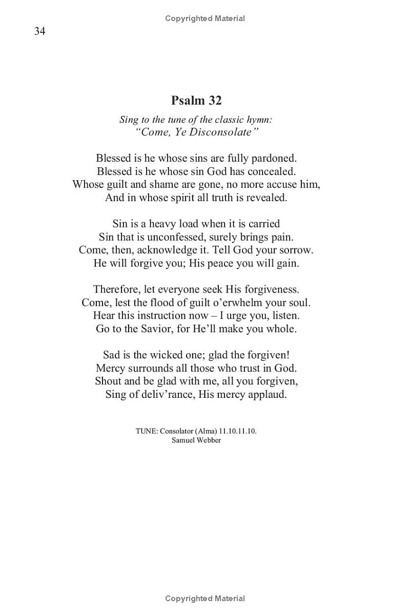 Heritage Psalter, preview page 40 of 48