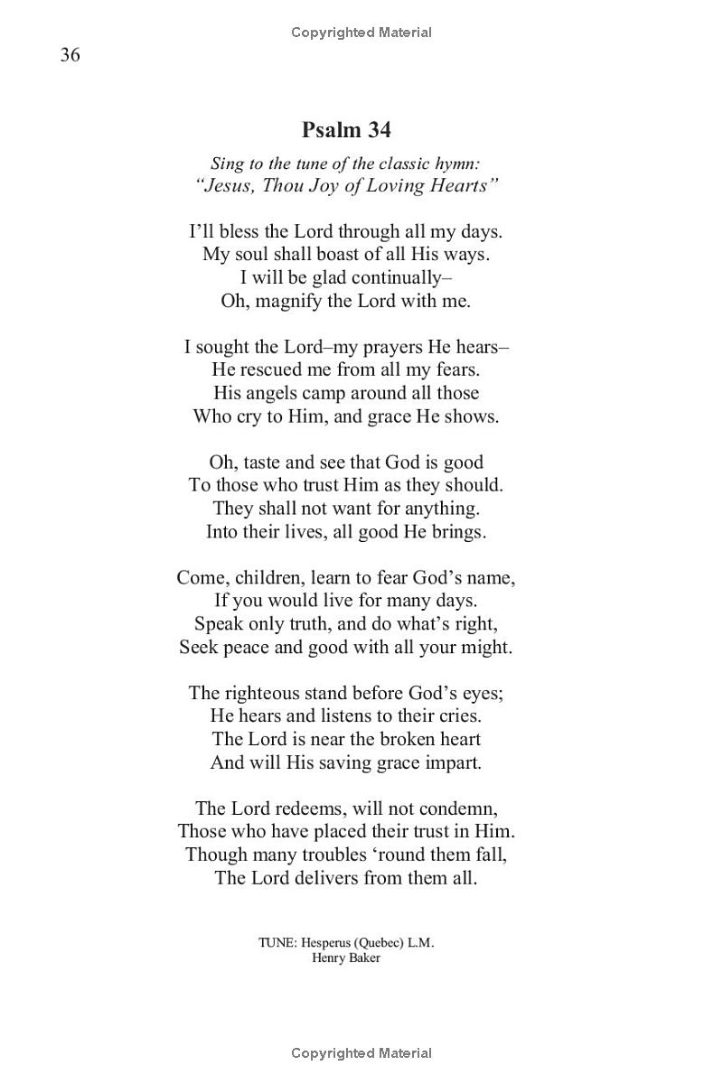 Heritage Psalter, preview page 42 of 48